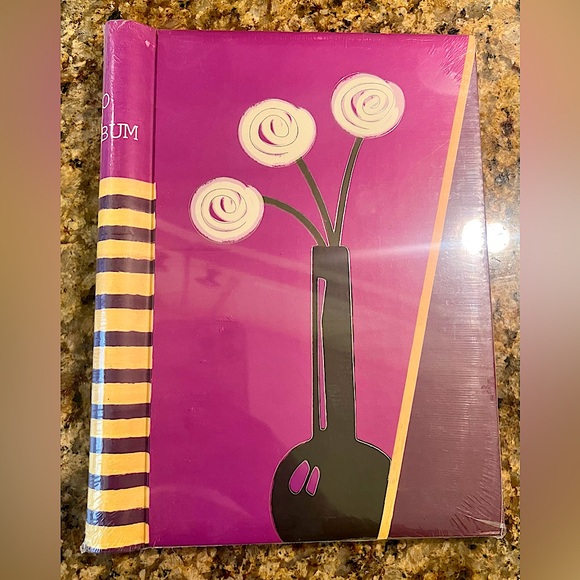 Special Moments Other - New, Sealed Special Moments 7”x9.5” Photo Album Purple & Orange Abstract Flowers